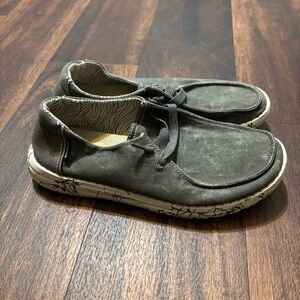 HEYDUDE Womens Slip-ons gray marbled size 7 normal wear